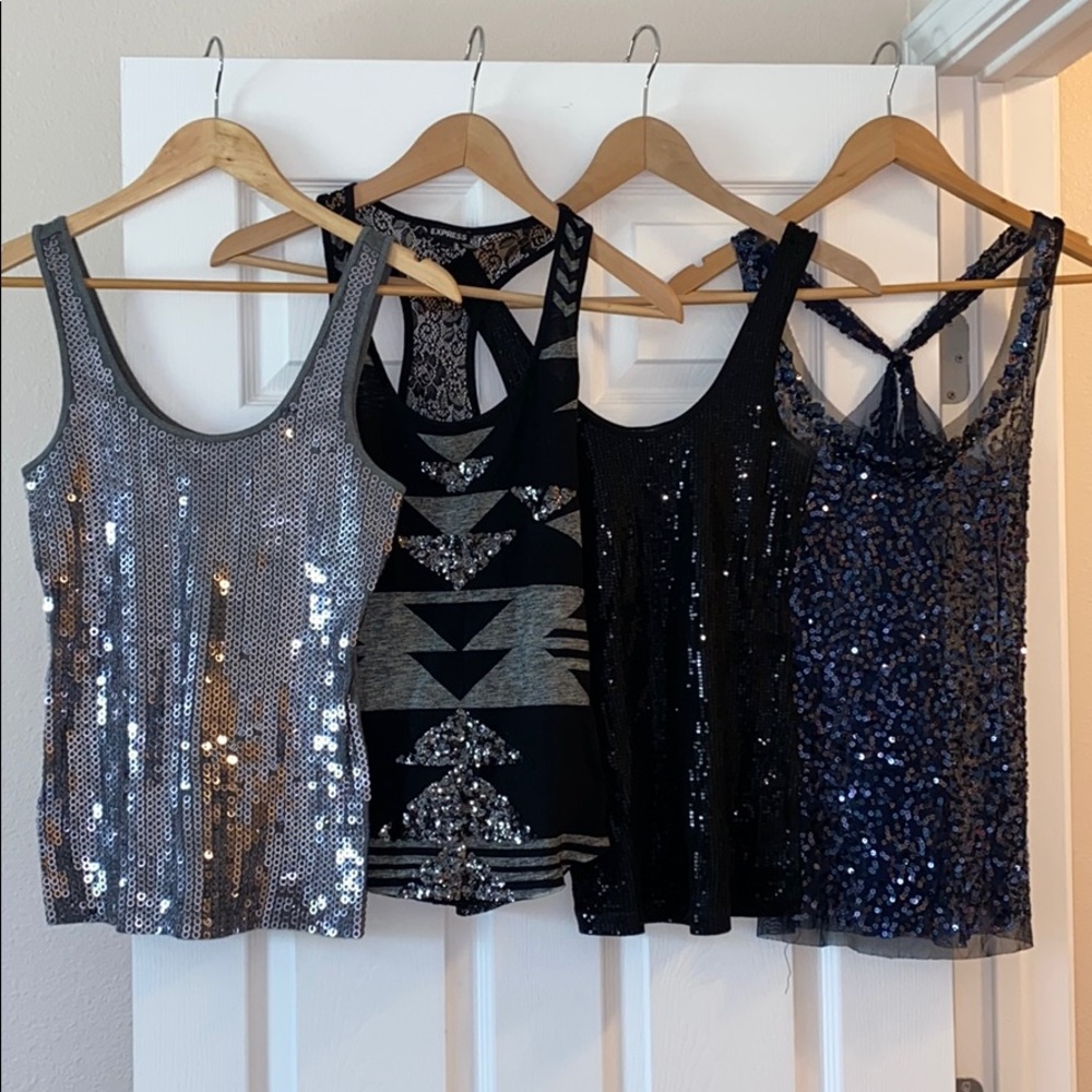 Shimmery tank tops Bundle